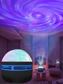 1pc USB Aurora Projection Lamp, Remote Control 7-Color Changing Nightlight, Bedroom Projection Light, Adult Game Room, Home Theater, Room Decor, Valentine's Gift, Camping, Wedding Decoration