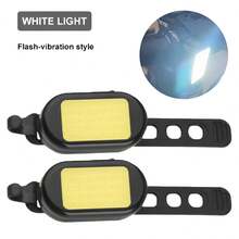 NetHong Mountain Bike Taillight LED Night Riding Warning Light Bicycle Rear Lights For Nighttime Cycling - White Light - View 3