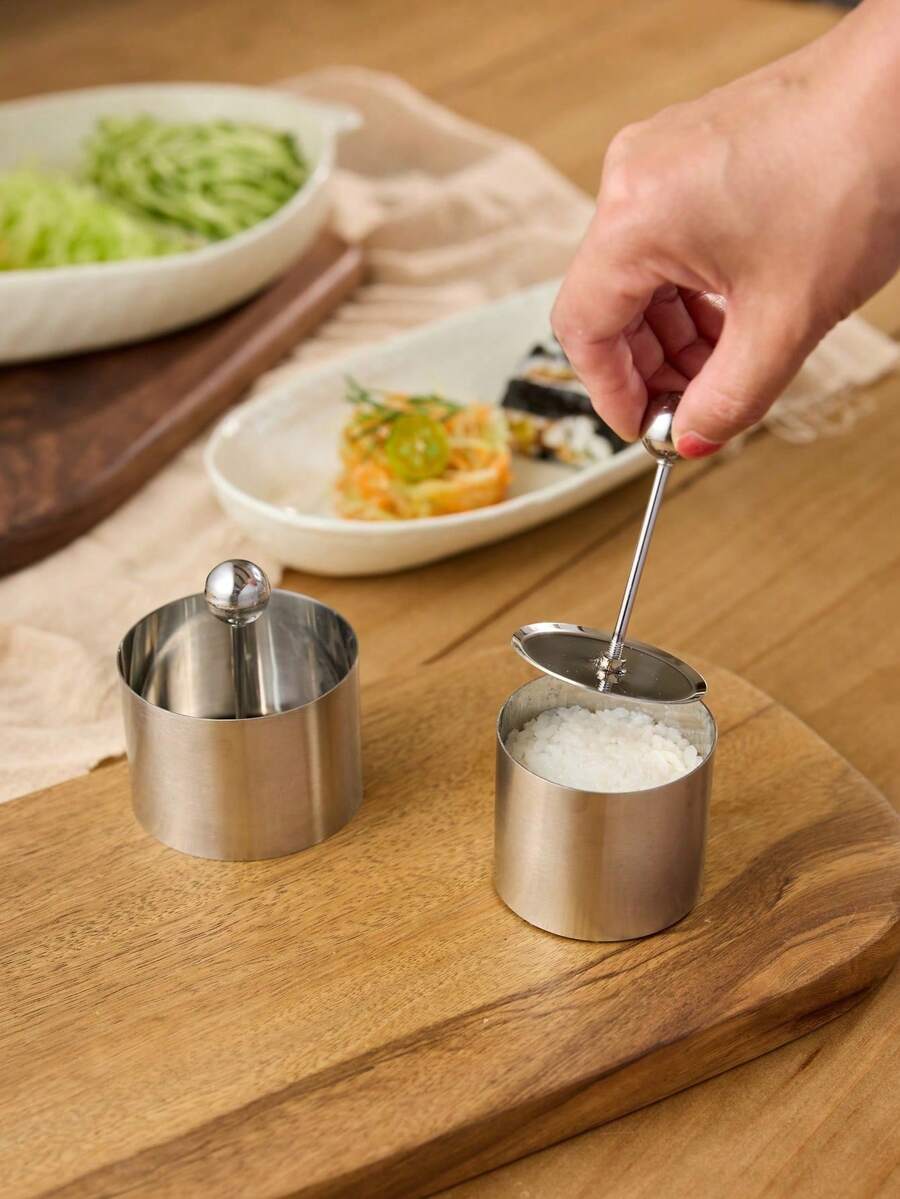 Cirelle 1pc Sushi Tools, Cold Dish Molds, Cake Molds, 304 Stainless Steel, Kitchen Gadgets, Baking Utensils, For Kitchens, Restaurants, Cake Shops, Sushi Restaurants - Sushi Tools - View 1