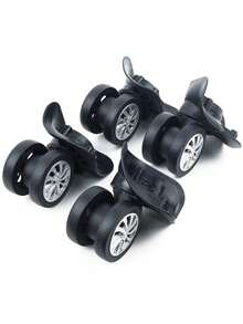 2/4pcs Luggage Replacement Wheels, Suitcase Swivel Casters, Luggage Accessories, Replacement Wheels For Suitcases, Fabric Luggage, Luggage Wheels, Luggage Accessories, Replacement Handle Wheels, Classic Roller Suitcase, Suitcase Replacement Wheels, Travel Accessories