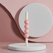 Set de 3 piezas Masajeador de piernas con 9 ruedas, rodillo para aliviar los músculos, desbloquear meridianos, amasar y relajar, equipo de fitness, columna de yoga de espuma, rodillo de fitness, rodillo de yoga, equipo de masaje, rodillo de masaje de fitness, eje hueco de EVA, eje de espuma de fitness, equipo de adelgazamiento de piernas de yoga, equipo de pérdida de peso