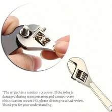 3 PiecesMini Portable Screwdriver Set With Keychain - Adjustable Metal Pocket Tool Bag For Camping Accessories, Multi-Function Mini Wrench Keychain - Universal Tools For Car, Bicycle, Motorcycle Repair - Creative Gift For Men