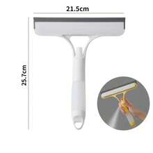 Household Multi-Function Glass Cleaning Mirror With Watering Can 3-In-1 Glass Scraper Window Scraper