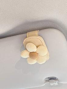 1个通用型汽车遮阳板眼镜夹,PU材质,车载眼镜架,内饰配件,眼镜收纳架,遮阳旅行必备,适合自驾、度假、返校、周末露营,也可作为送给母亲、女友、男友、父亲的礼物,也是送给老师的完美礼物,必备汽车配件 - 彩色 - 查看 15