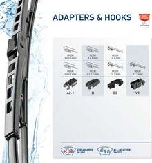 9XW398114015 Escobilla de limpiaparabrisas estándar - 14, (Paquete de 1) - TECNOLOGÍA LIMPIA - Ver 10