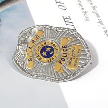 1 件浣熊市侦探遗产珐琅徽章胸针，独特的游戏商品适合男士派对装礼物 - X00572 - 查看 5