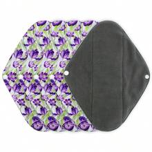 5 PC Reusable Menstrual Pads, Reusable Feminine Sanitary Pads, Washable Overnight Cloth Menstrual Pads, - Multicolor - View 11