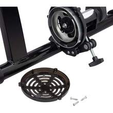 Magnetic Bike Trainer Stand Indoor Magnet Steel Bike Exercise Trainer Stand Resistance Stationary Bike Trainer W/Front Wheel Support And Quick Release Skewer For 26in-28in, 700C Wheels