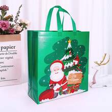 1 Piece Large 32x25x17cm Non-Woven Christmas Gift Bag, Candy Bag With Handles, Christmas Party Supplies, Christmas Decorations, Christmas Gift Wrapping Shopping Bag, New Year Gift Bag, Gift Box Christmas Decorations Christmas Decorations Christmas Gifts Christmas Wrapping Paper Christmas Party Supplies Christmas Gift Bags Christmas Bags Christmas Stickers
