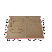 Sweetheart Neckline Crop Top 9 Sizes(XS-5XL) Sewing Patterns,1:1 Scale Basic Women's Garment Sewing Patterns,Including Step-By-Step Color Graphic Tutorial,Sewing Patterns For Beginners,Apparel Making Templates,Handmade Garment Sewing Patterns - Brown - View 3