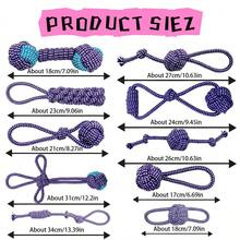 Juguetes de cuerda pequeños adecuados para perros pequeños, juego de juguetes de cuerda interactivos para mascotas, incluye beneficios de entrenamiento divertido y limpieza dental, juguetes de cuerda resistentes para masticadores agresivos, kit de juguetes de cuerda dental resistente para perros medianos, juego de 10 juguetes de masticación y tirones indestructibles para cachorros en etapa de dentición