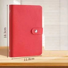 New Banknote Storage Book. Made Of PU Material, Can Accommodate 100 Banknotes Storage Book, With Banknote Photo, Stamp, And Bank Card Storage Book 1 Pc A6 Super Large Capacity Cash Storage Book. Includes 50 Best Gifts, Suitable For Various Festivals