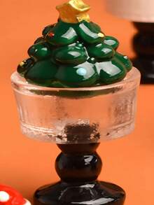 1pc Mini Santa Claus Cup Miniature Food Toy Scene DIY Resin Accessory Decor Dollhouse Toy Accessory - Multicolor - View 17