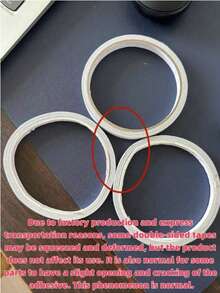 双面胶带，适用于各种手工制作，多种尺寸可选，可用于艺术创作、DIY相册、礼品包装、纸张背衬、办公、学校、派对、卡片制作等。 - 白色 - 查看 10