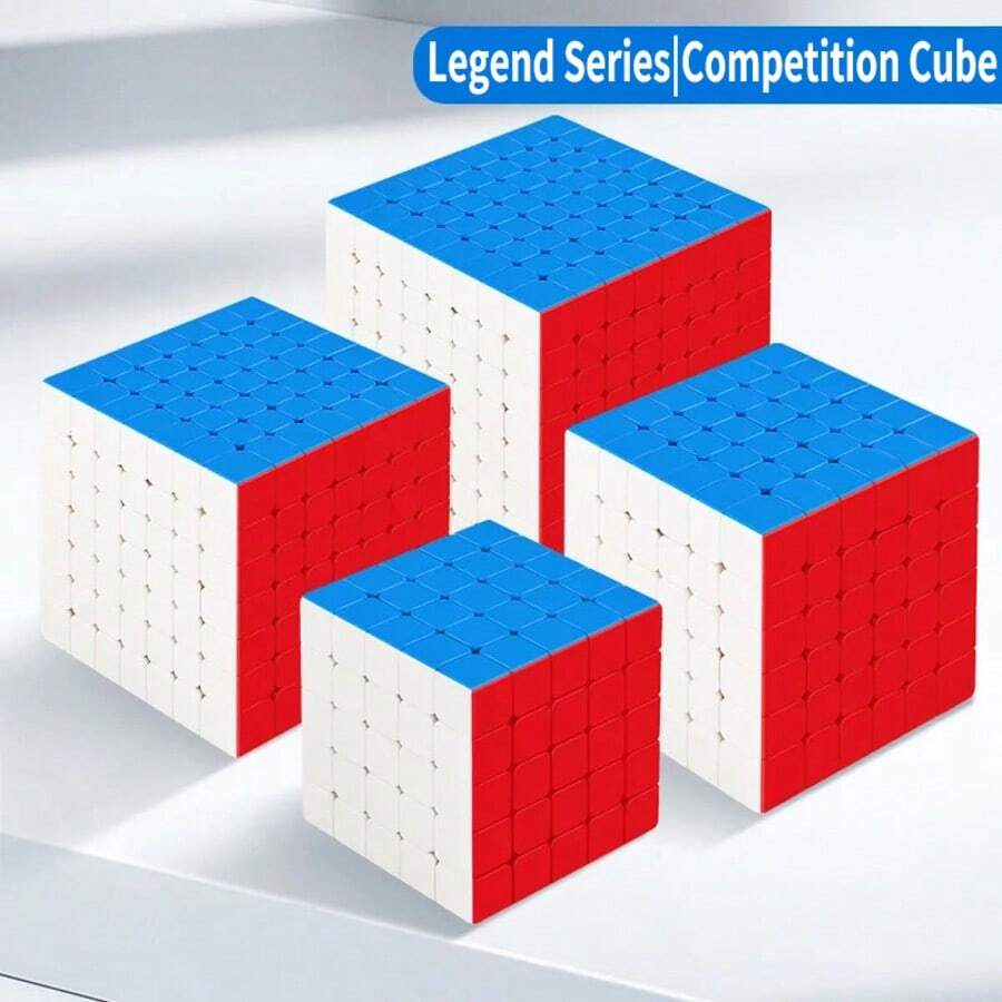 SENGSO Speed Cube 5x5 6x6 7x7 8x8 Stickerless Cube | Smooth Rotation Professional Competition High-Order Cube Educational Toy