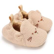 Newborn Infant Baby Shoes, Casual Boys Girls Printing Anti-Slip Flat Shoes For 0-18 Months - 棕色 - 查看 6