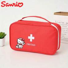 Sanrio 1 حقيبة تخزين الأدوية من سانريو، حقيبة طبية، حقيبة تخزين طقم الإسعافات الأولية المحمولة، مناسبة للسفر والطوارئ الخارجية. حقيبة تخزين الأدوية المحمولة، للسفر والطوارئ. حقيبة تخزين الأدوية المحمولة مثالية للسفر.