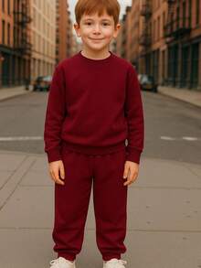 Tween Boys Bodysuit & Jumpsuit - Red Violet - View 1