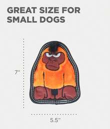 Outward Hound Tough Seamz Gorilla Plush Dog Toy, Small,17472815 - màu xanh lá - Xem 5