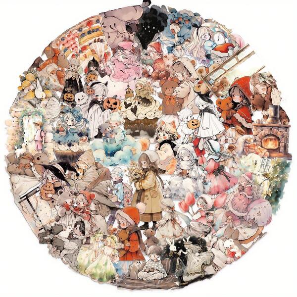 50Pcs Transparent Stickers 2D Cartoon Stickers Halloween Stickers Halloween Decorations Halloween Party Decorations Cartoon Stickers Vinyl Waterproof Stickers For Journaling Computer Scrapbook Luggage Water Bottle Phone