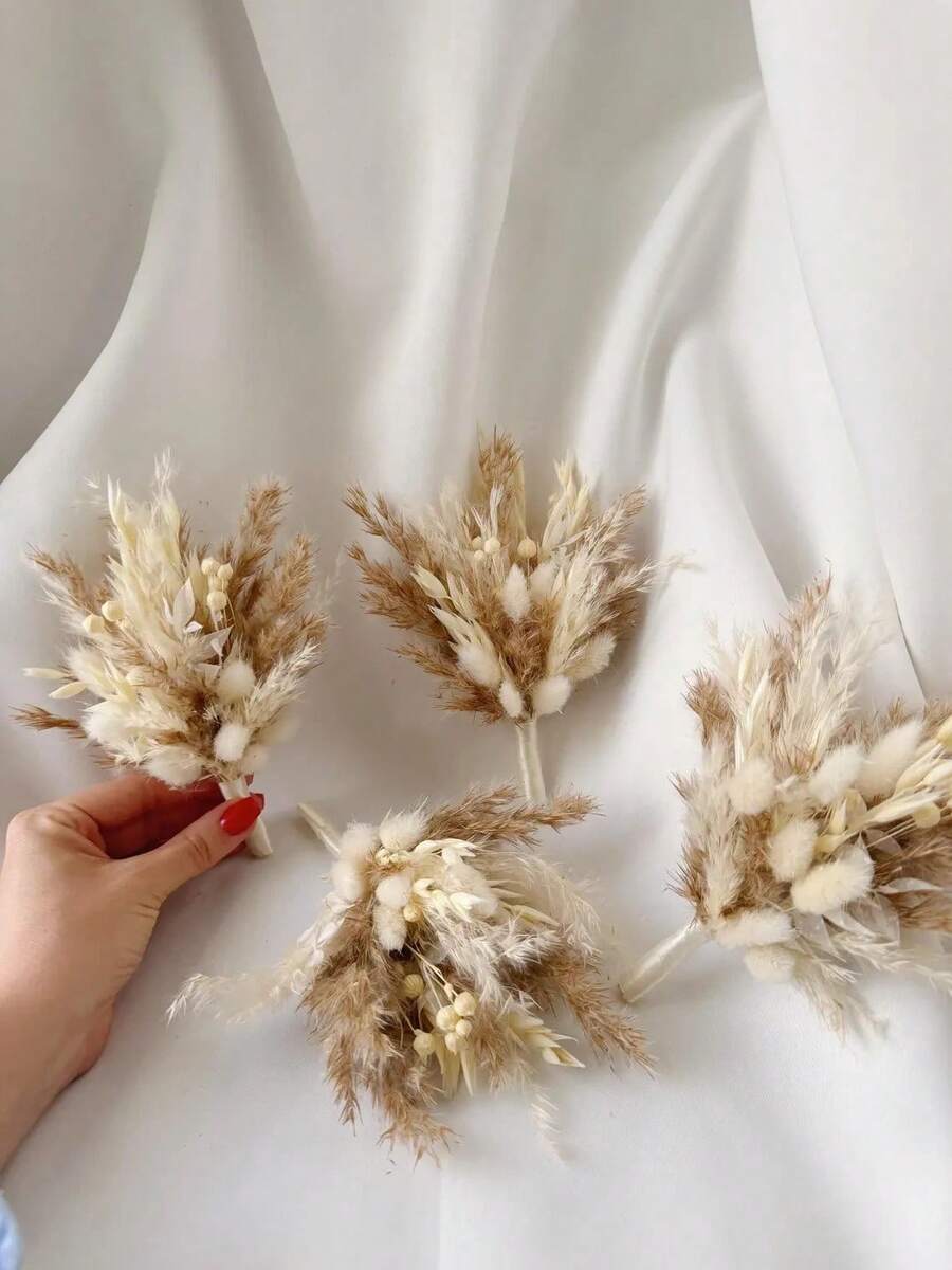 Mini Dried Flower Bouquet, Vase Insert Mini Dried Flowers, Holiday Gift, Vase Flower Arrangement, Wedding Centerpiece Decor, DIY Fresh Flowers, Boho Style Mini Flower Bouquet