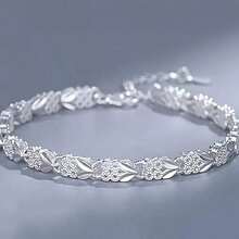 Silvery Bracelet - Elegant And Charming, Suitable For Daily Wear And Special Occasions - Bạc - Xem 1