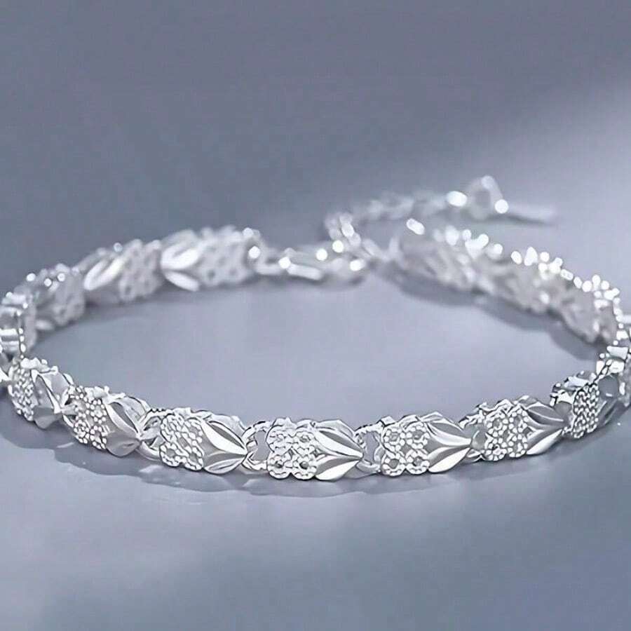 Silvery Bracelet - Elegant And Charming, Suitable For Daily Wear And Special Occasions - Bạc - Xem 1