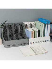 4層多層桌面收納架 多色文件架 32*25cm 文件/紙張收納盒 學生書桌置物架 返校季 學用品 - 彩色 - 查看 3