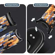 Compatível com Xiaomi Mi Band 10 9 8 Pulseira de Relógio de Náilon de Alta Qualidade, Respirável, Pulseira Esportiva para Relógio Inteligente, Acessórios Confortáveis e Duráveis