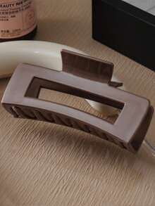 1pc Fashion Minimalist Soft Gel Cushion Protective Oversized Anti-Fall Hair Clip, Versatile Hair Accessory For Women Autumn Decor Claw Clips Elegant Hair Claw Hair Clutch Clips For Hair Winter Hair Accessories For Women For Vacation Outfits Woman