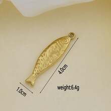 1pc Stainless Steel Fashionable Beach Vacation Pendant, DIY Handmade Bracelet, Earring, Hanging Decor Accessory