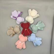 Cute Bear Shaped Towel, Bear Doll Towel, Soft Creative Face Towel, Birthday Gift, Wedding Gifts, Bathroom Decor, Gifts For Party Shower Towels For Beaty Salon, Hotel Sports,Home Essentials, Towel, Skin Care