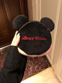 1 Stück   Maus Kopf Mini Rucksack Münzbeutel, Anime Figuren & Puppen Schlüsselanhänger mit verstellbarem Riemen und Reißverschluss, süßes Party Gastgeschenk, Geburtstagsgeschenkidee für Mädchen und Kinder, Cartoon Charakter Sammlerstück Accessoire