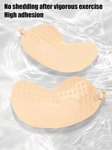 Silicone Adhesive Bras | Invisible Strapless Push Up Bra For Women | Backless Dress Essential - Self-Adhesive Nipple Cover With Lift Support