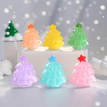 40 Pcs Mini Christmas Luminous Figurines, Christmas Resin Miniatures Glow In The Dark Tiny Figures To Hide Small Snowman Figures For Party Favors Bag Fillers Garden