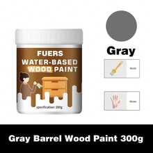 180g/300g Water-Based Wood Varnish, Suitable For Indoor And Outdoor Use, Multiple Sizes And Colors Available. Protects Wood From Corrosion, Insects, UV, And Moisture. Formula, No Harmful Odor. - Multicolor - View 11