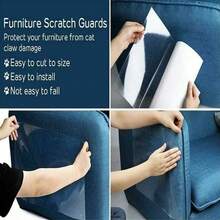 Pegatinas contra arañazos en muebles 6 pegatinas transparentes Pegatinas contra arañazos en sofás Pegatinas autoadhesivas contra muebles
