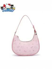 1 件 Sanrio Hello Kitty 腋下单肩包、手提包、可调节肩带、适合日常外出、理想的生日礼物、送给家人和朋友的绝佳礼物（无礼盒包装） - 彩色 - 查看 8