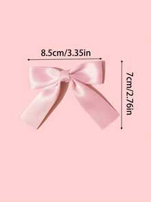 2pcs Pet Bowknot Hair Clips, Cute Cat/Dog Side Clips & Top Clips Hair Accessories
