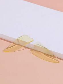 1 Pair Softening Lash Lift Pads, Reusable Eye Patches, Heart Shaped Lash Lift Shields For Perming Or Dyeing Eyelashes & Eyebrows, Self-Adhesive 3D Eyelash Curler Accessories Makeup Tools - Multicolor - View 9