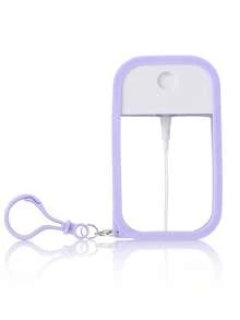 1件/2件 38ml/50ml 便携式高压喷雾瓶, 多种颜色可选, 简约可爱的多色卡片分体瓶, 可重复使用的酒精液体香水旅行便携瓶, 硅胶保护套, 细雾酒精洗手液, 可再填充便携式卡片喷雾瓶, 洗手液瓶,