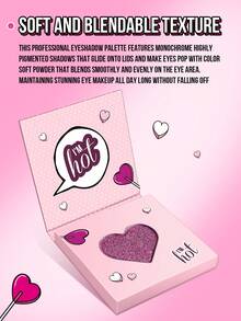 Misslyn I'm Hot Eyeshadow, Monochrome Color/Colour Evenly Pigmented Smooth Blendable Eyeshadow To Create Multi-Dimensional Eye Looks, Matte And Shimmer And Glitter Eye Looks,High Pigmented, Long Lasting, - #4 - View 5