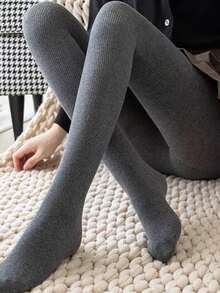 CLAGAINER Women's High Waist Thermal Leggings, Suitable For 0-5°C, 330g, Warm, Stretchy, Thick Skinny Pants With Side Stripe Detail, Perfect For Winter And Cold Weather Activities - Multicolor - View 10