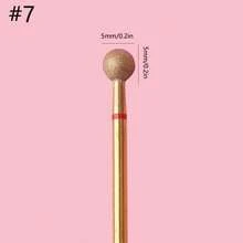 1 件装角质层清洁指甲钻头，钛合金俄罗斯指甲钻头，专业指甲下清洁器，用于去除角质层死皮