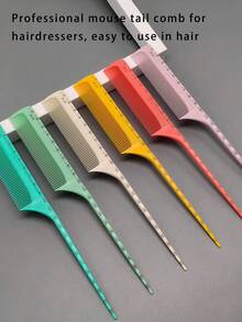 Cepillo de peluquería exclusivo de salón, peine con púas de estilo macaron multicolor, cepillo de cola de rata para peinar, esencial para el hogar y los viajes del estilista, cepillo de pelo, cepillo desenredante, cepillo de pelo, peines, barbero, herramientas para el cabello, productos para el cabello, cepillo para el cabello liso, cuidado del cabello, peine de cabello, peine de cabello, cepillo para cabello rizado, artículos para el cabello, cepillo desenredante, cepillo de bola, mini cepillo de pelo, productos para el cabello rizado, equipo de peluquería, Navidad, peluquería, peine de madera, artículos de viaje, peinado, peluquería