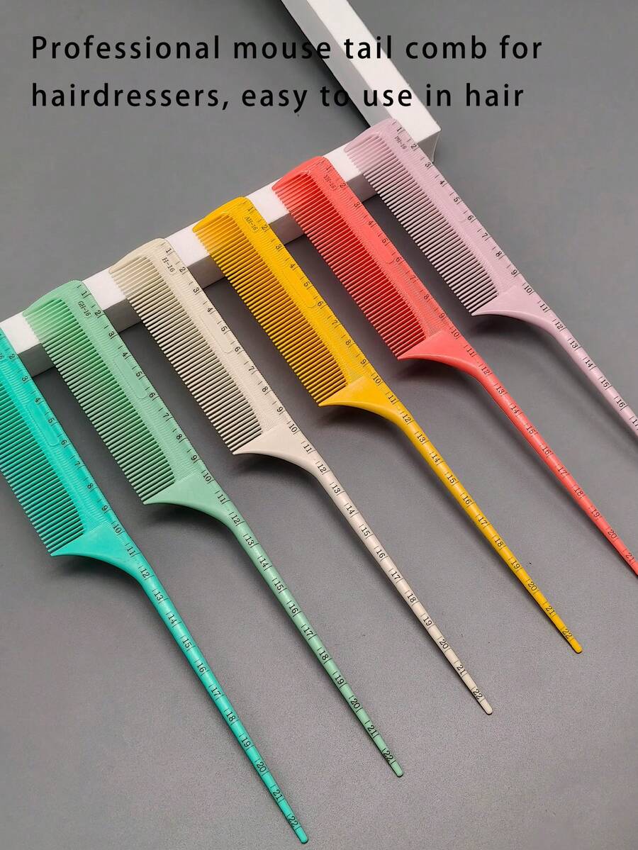 Cepillo de peluquería exclusivo de salón, peine con púas de estilo macaron multicolor, cepillo de cola de rata para peinar, esencial para el hogar y los viajes del estilista, cepillo de pelo, cepillo desenredante, cepillo de pelo, peines, barbero, herramientas para el cabello, productos para el cabello, cepillo para el cabello liso, cuidado del cabello, peine de cabello, peine de cabello, cepillo para cabello rizado, artículos para el cabello, cepillo desenredante, cepillo de bola, mini cepillo de pelo, productos para el cabello rizado, equipo de peluquería, Navidad, peluquería, peine de madera, artículos de viaje, peinado, peluquería