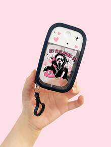 喷雾瓶，1/2件夏季保湿水化妆瓶，万圣节死神印花图案香水喷雾瓶，Y2k图案分体瓶，带防钩防摔硅胶套，可作为万圣节礼物送给家人或朋友，适合旅行便携50ml - 彩色 - 查看 13