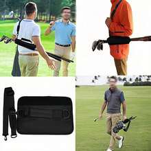 Equipo deportivo portátil para exteriores Accesorios de golf Bolsa de palos, Mini bolsa de palos portátil, Bolsa de práctica de estilo de agarre, Bolsa de palos de golf portátil con correa ajustable, Bolsa de golf