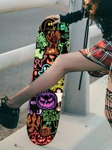 50/100 Stücke Neon Halloween Aufkleber, lustige, erschreckende Aufkleber für Laptop, Gepäck, Skateboard, Motorrad, Tagebuch, Handyderakotion, Halloween Party Spielzeug Geschenke