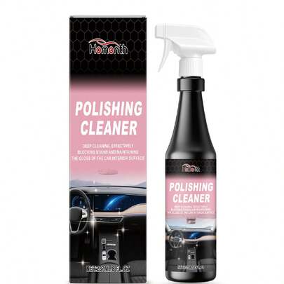 Homonth 汽车内饰护理喷雾 - 皮革和内饰清洁剂、脱脂剂和护理剂，适用于日常维护